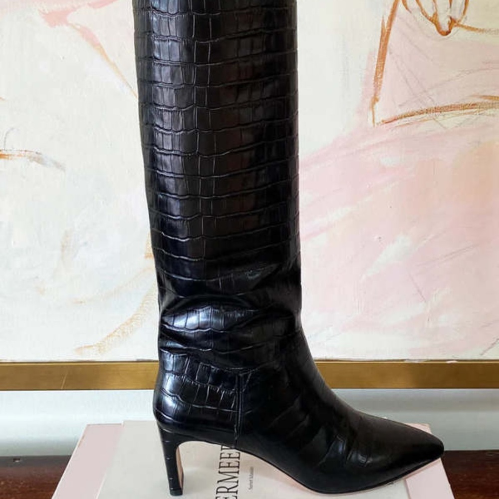 Emerson Fry Lou Walking Boot, Black Croc